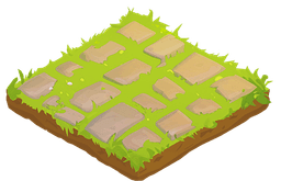 Tile Pedras (médio) do tabuleiro Ratinho da Sorte